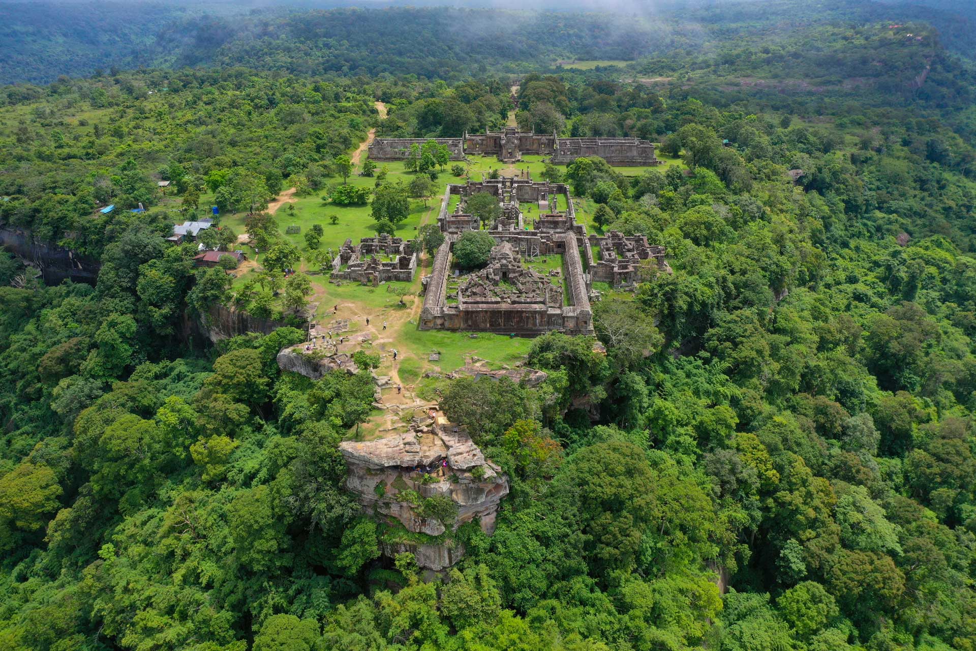 Capture the vibrant beauty of Preah Vihear in the dry season